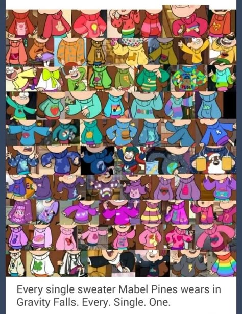 So many! It's perfect Mabel Sweater, Dipper Y Mabel, Monster Falls, Gravity Falls Funny, Desenhos Gravity Falls, Dipper And Mabel, Mystery Shack, Gravity Falls Comics, Gravity Falls Fan Art