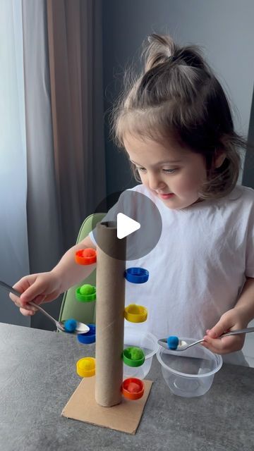 22K likes, 131 comments - razvivaemsya_igraya4 on January 30, 2024 Homemade Montessori Materials, Homemade Toys For Toddlers, Homemade Games For Kids, Play Group Activities, Table Activities For Preschool, Kids Activities Indoor, Playgroup Activities, Brain Gym For Kids, Indoor Games For Kids