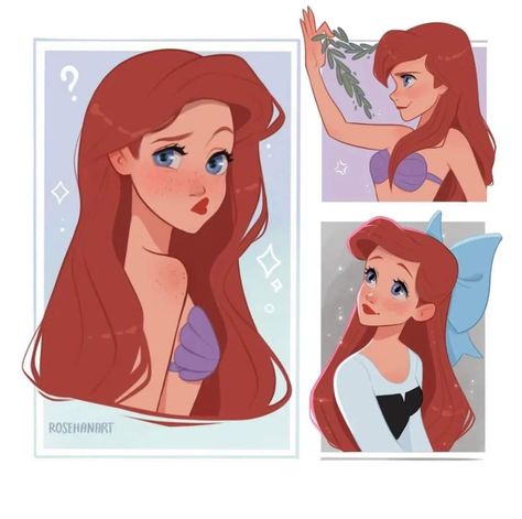 Ariel Fanart, Ariel Mermaid, Pretty Artwork, Marvel Drawings, Fun To Draw, Disney Artwork, Modern Disney, Disney Ariel, Old Disney