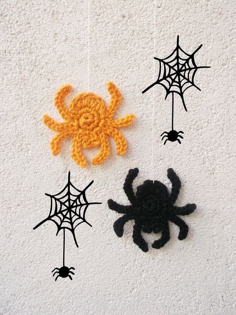 Spider Crochet Pattern Free, Spider Crochet Pattern, Crochet Vibes, Crochet Spider Web, Fancy Crochet, Crochet Bat, Earrings 2023, Earrings Crochet, Diy Jewelry Gifts