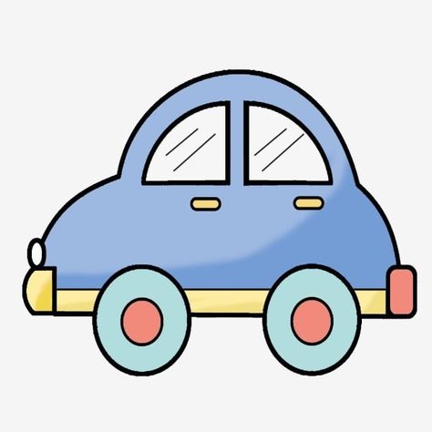 Mobil Cartoon, Toy Car Illustration, Car Cartoon Cute, Motor Png, Airplane Coloring Pages, Car Clipart, Playground Toys, Baby Car Toy, Farm Coloring Pages