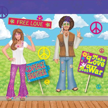 60s Hippie Backdrops, Backgrounds & Props Hippie Theme Party, 60s Theme Party, 60s Theme, Groovy Party, 60s Party, Poker Run, 60s Hippie, Hippie Party, Student Council