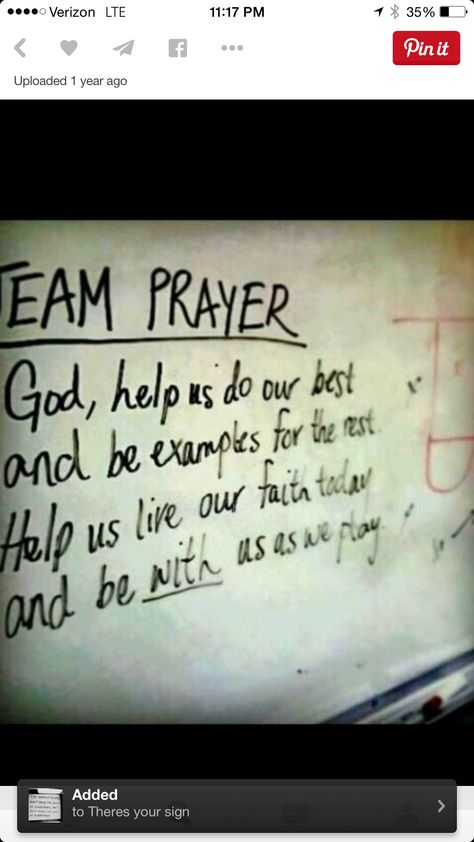 Team Bonding Quotes Teamwork, Christian Soccer Quotes, Football Team Bonding Ideas, Prayer For Athletes, Team Mom Basketball, Team Bonding Ideas, Football Prayer, Athletes Prayer, Christian Athletes