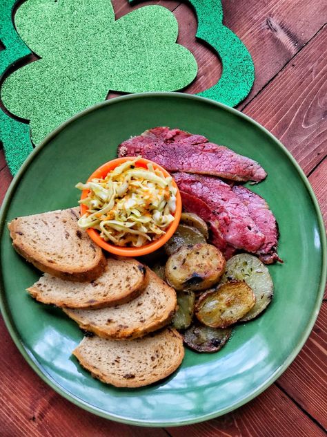 Corned Beef and Cabbage Three Ways Cabbage Slow Cooker, Corn Beef And Cabbage Soup, The Tipsy Housewife, Tipsy Housewife, Slow Cooker Corned Beef, Cabbage And Potatoes, Corned Beef And Cabbage, Beef And Cabbage, Carrot Greens