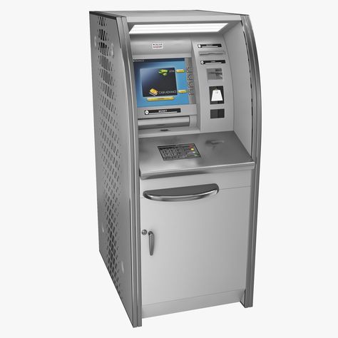 ATM Machine 3D Model #AD ,#ATM#Machine#Model Atm Machine Design, Atm Business, Atm Bank, Vending Machine Business, Atm Machine, Atm Cash, Automated Teller Machine, Machine 3d, Icon Design Inspiration