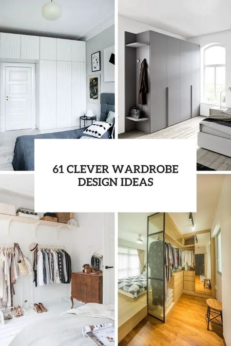 clever wardrobe design ideas cover Practical Wardrobe Design, Wardrobe For Small Bedroom Space Saving, Wardrobe Ideas Built In, Bedroom Closet Design Built In Wardrobe, Built In Wardrobe Ideas Bedrooms, Modern Built In Wardrobe, Built In Wardrobe Ideas Layout, Wardrobe Behind Bed, Small Bedroom Wardrobe