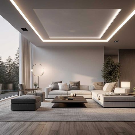 10+ Simple LED Panel Designs for Modern Interiors • 333+ Images • [ArtFacade] Led Panel Design Living Rooms Luxury, Small Led Panel Design, Led Tv Panel Design For Lobby, Luxury Led Panel Design, Grey Sectional Sofa, Modern Minimalist Living Room, Sleek Kitchen, Urban Loft, Led Panel