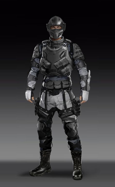 Sci Fi Tactical Suit, Elite Soldier Concept Art, Sci Fi Army Uniform, Sci Fi Soldier Uniform, Tactical Suit Concept Art, Sci Fi Soldier Character Art, Future Soldier Design, Soldiers Concept Art, Sci Fi Armour