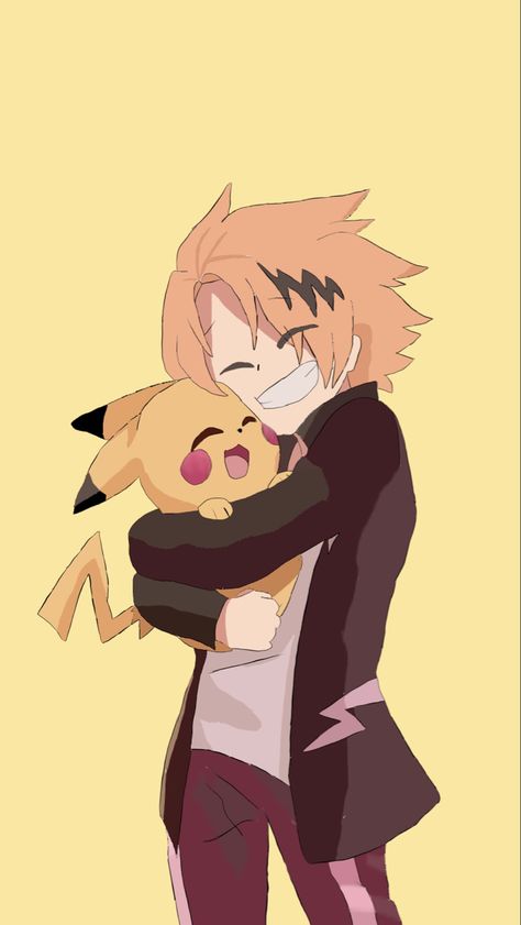 Cute Denki Fanart, Mha Fanart Denki, Kaminari Denki, Human Pikachu, Denki Kaminari, Pikachu Wallpaper, Cartoon Profile Pictures, Chibi Characters, Funny Animal Jokes