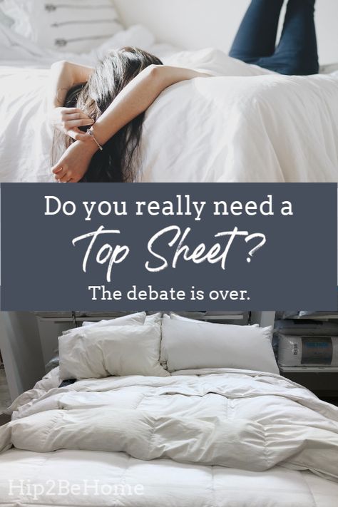 Do You Really Need a Top Sheet? Our Team Top Sheet On Bed, Hospital Corners, Fluffy Comforter, Hotel Sheets, Best Sheets, Heavy Blanket, Water Bed, When You Sleep, Moving Tips