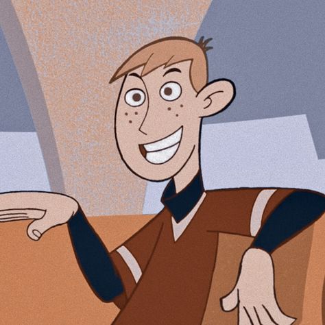 Ron Stoppable Aesthetic, Ron Kim Possible, Iconic Male Characters, Guy Cartoon Characters, Kim Possible Ron Stoppable, 2000s Characters, Stream Aesthetic, Kim Possible And Ron, Ron Stoppable