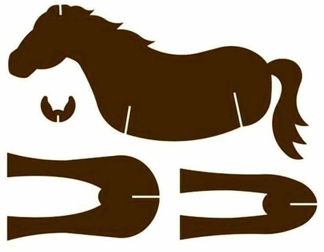 Cardboard Animals Template Cut Outs, Cardboard Animals Template, Horse Cutout, Cardboard Animals, Animal Templates, Wood Toys Plans, Cut Animals, Wooden Toys Plans, Cardboard Sculpture