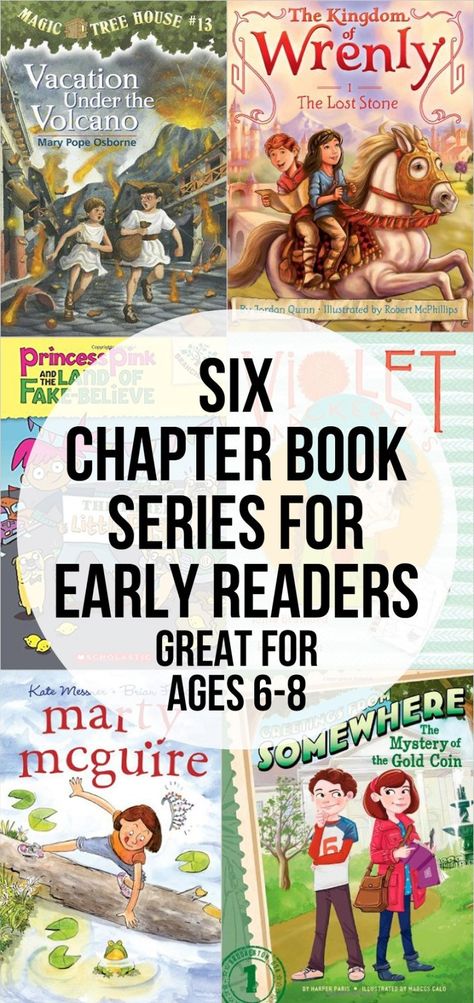 Six Chapter Book Series For Early Readers - Intentional Homeschooling Homeschool Books, Leveled Readers, Read Alouds, Early Readers, Books For Boys, Book List, Kids Books, School Reading, Children's Literature