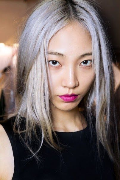 . Blonde Asian Hair, Hairstyles For Receding Hairline, Hair Asian, Blonde Asian, Tousled Hair, Light Ideas, Hair Done, Brown Balayage, Bleach Blonde