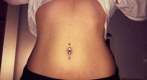 Bottom Of Belly Button Piercing, Multiple Belly Button Piercing, Starter Belly Button Piercing, Upper And Lower Belly Button Piercing, Bottom And Top Belly Button Piercing, Lower Belly Piercing, Lower Belly Button Piercing, Lower Navel Piercing, Belly Button Piercing Double