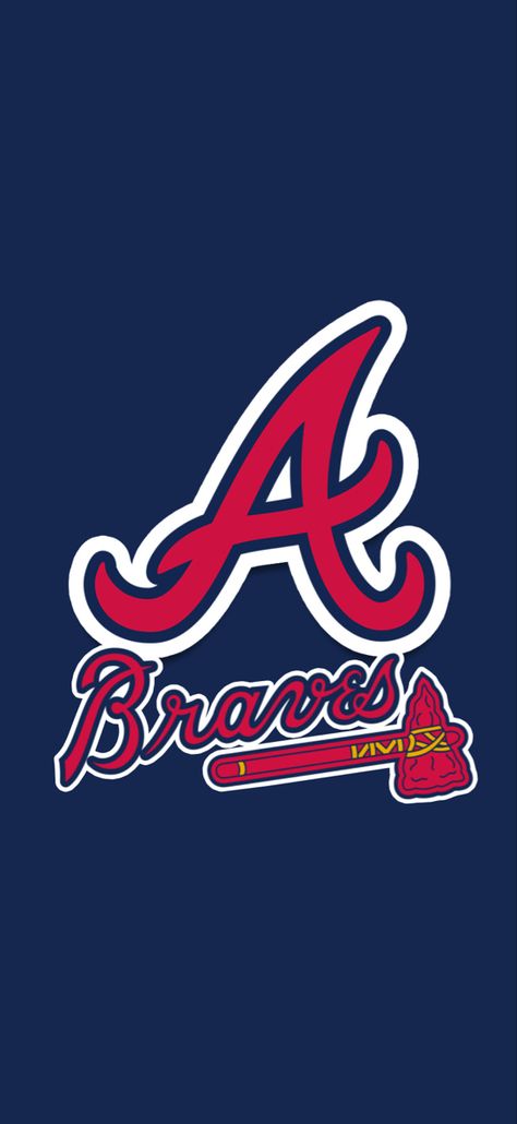 Atlanta Braves Sublimation Designs, Atlanta Braves Iphone Wallpaper, Braves Wallpaper, Atlanta Braves Wallpaper, Brave Wallpaper, Atlanta Braves Logo, Braves Logo, Mlb Wallpaper, Themes Ideas