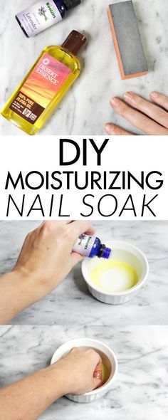 DIY Moisturizing Nail Soak - give your cuticles and broken nails some therapy. Super easy. My nails and cuticles already look better! Diy Cuticle Remover, Natural Antifungal, Hand Soak, Nail Fungus Remedy, Nail Soak, Tongue Health, Broken Nails, Nagel Tips, Nail Repair