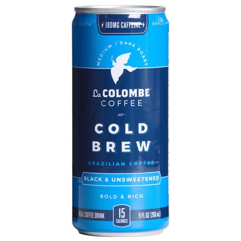 La Colombe Brazilian Cold Brew - 9 Fl. Oz. 12 Pack - 100% Arabica, Single-Origin, Cold Pressed Espresso Coffee, 15 Calories, Double-Filtered, Bold & Rich Coffee, 120mg Natural Caffeine Cold Press Coffee, Vietnamese Iced Coffee, Brazilian Coffee, Nitro Cold Brew, Natural Caffeine, Real Coffee, Espresso Drinks, Single Origin, Strong Coffee