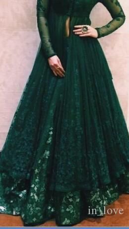 Anarkali Jacket, Green Formal Dresses, Anarkali Dress Pattern, Designer Party Wear Dresses, Dress Indian Style, Formal Party Dress, Anarkali Dress, Lace Evening Dresses, Indo Western