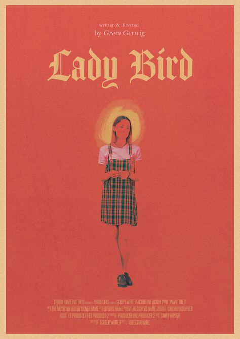 Lady Bird Movie, Movies Ideas, 2022 Movies, Foto Muro Collage, Thirteen Movie, Saoirse Ronan, Bedroom Wall Collage, Film Poster Design, Movie Poster Wall