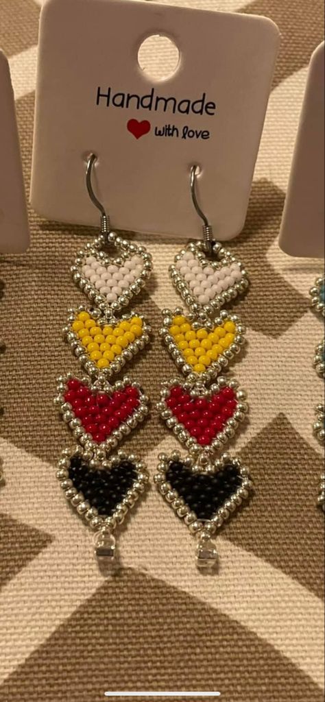 Kc Chiefs Beaded Earrings, Southwestern Beaded Earrings, Medicine Wheel Earrings, Native Beadwork Earrings, Beaded Earrings Native Beadwork Ideas, Medicine Wheel Beaded Earrings, Beading Earring, Indigenous Beading, Native Beading