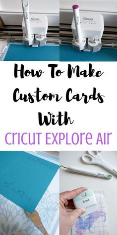 How To Make Custom Cards with Cricut Explore Air #ad #cricutmade Cards With Cricut, Cricut Air 2, Cricut Help, Cricut Supplies, Cricut Explore Projects, Cricut Air, Unicorn Card, Projets Cricut, Cricut Projects Beginner