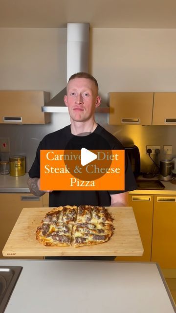 Cameron Glover | Online Fitness Coach on Instagram: "Carnivore Diet Steak and Cheese Pizza 🍕🥩  For more carnivore recipes go download my cookbook in my links ✅ - - - - - - - - - - - - - #carnivore #carnivorediet #recipe #pizza #steak #lowcarbrecipes" Carnivore Diet Pizza, Carnivore Soup Recipes, Carnivore Diet Hamburger Recipes, Easy Carnivore Meals, Steak And Cheese Pizza, My Cookbook, Carnivore Lasagna Recipe, Eating Out On Carnivore Diet, Ground Chuck Recipes