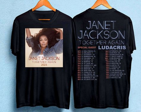 Get Your Hands On Janet JacksonS 2023 Tour Perfect Gift For Fans Shirt Check more at https://goldenandhoodie.com/get-your-hands-on-janet-jacksons-2023-tour-perfect-gift-for-fans-shirt-8701/ Janet Jackson Shirt, Janet Jackson Concert, Janet Jackson Together Again, Hollywood Fl, Vintage Hoodie, Together Again, Concert Shirts, Janet Jackson, Fan Shirts