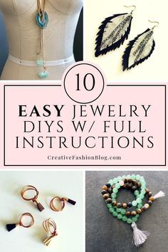 Diy Jewelry For Beginners, Easy Jewelry Making Ideas, Cloud Necklace, Making Jewelry For Beginners, Boho Jewelry Diy, Earrings Fancy, Diy Jewelry Making Tutorials, Diy Jewelry To Sell, Diy Jewelry Rings