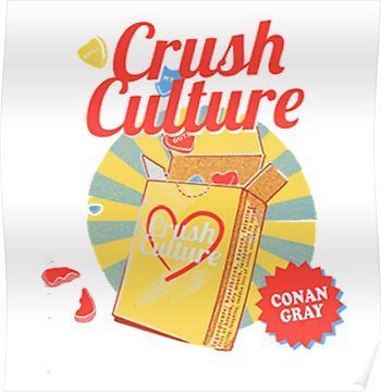 Culture Poster, Crush Culture, Conan Gray Aesthetic, Sticker Transparent, Gray Aesthetic, Sticker Iphone Case, Sticker Iphone, Conan Gray, All Food