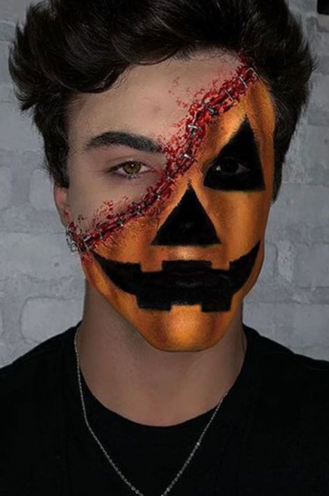 Make Up Halloween Hombre, Wallpapers Celebrities, Maquillage Halloween Simple, Halloween Hombre, Cool Makeup, Ethan And Grayson Dolan, Make Up Halloween, Cool Halloween Makeup, Halloween Makeup Scary