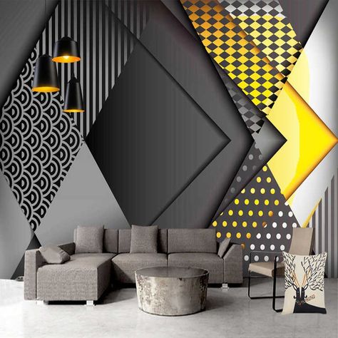 Custom Photo Wallpaper Modern Geometric Marble 3D Wall Murals Living Room Bedroom Backdrop Wall Papers For Walls 3 D Home Decor| | - AliExpress Ruang Tv, Wall Painting Living Room, 3d Wallpaper Living Room, Custom Photo Wallpaper, Geometric Pattern Wallpaper, 3d Wall Painting, Sala Tv, Elegant Wallpaper, 3d Wall Murals