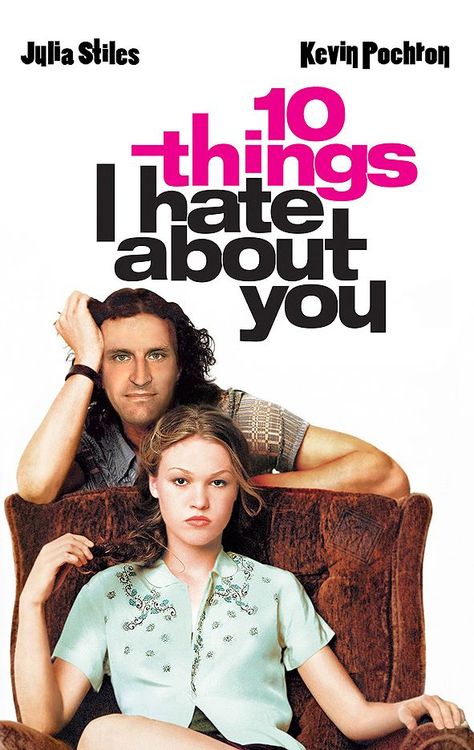 Patrick Verona, Kat Stratford, Just Girl, 10 Things I Hate About You, Black Rubber, Verona, The Movie, Movie Poster, Mouse Pad