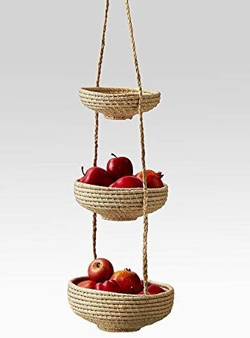 Hanging Basket Storage, Raffia Basket, Decorative Storage Baskets, Sustainable Decor, Basket Wall, Vegetable Basket, Basket Storage, Affordable Decor, Basket Set