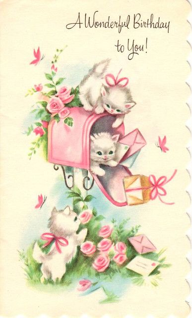 Happy Birthday Vintage, Vintage Birthday Cards, 강아지 그림, Happy Birthday Pictures, Vintage Birthday, Happy Birthday Quotes, Happy B Day, Birthday Pictures, Happy Birthday Images