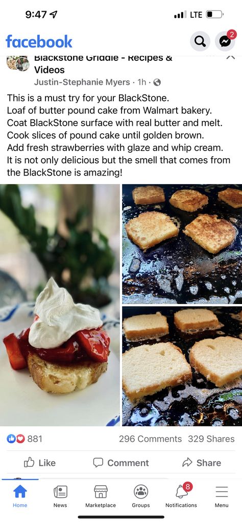 Blackstone Camping Meals Breakfast, Blackstone Dessert Ideas, Blackstone Grill Recipes Dessert, Griddle Desserts, Camping Blackstone Recipes, Blackstone Dessert Recipes, Blackstone Desserts, Blackstone Breakfast Ideas, Blackstone Dinner Ideas