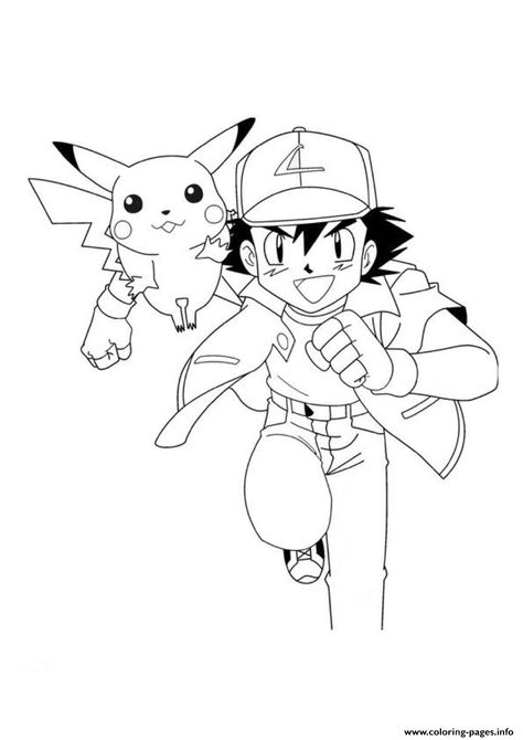 Print pokemon ash and pikachu sd5a0 coloring pages Pikachu Coloring, Pokemon Coloring Sheets, Ash And Pikachu, Pikachu Tattoo, Pikachu Coloring Page, Mega Charizard, Pikachu Drawing, Baby Pokemon, Pokemon Poster