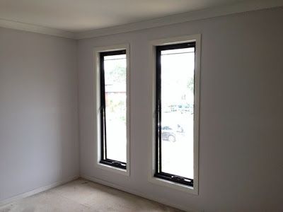 Awning Windows Bedroom, Tall Windows Living Room, Awning Window, Awning Windows, High Windows, Tall Windows, Narrow House, Modern Windows, Bedroom Windows