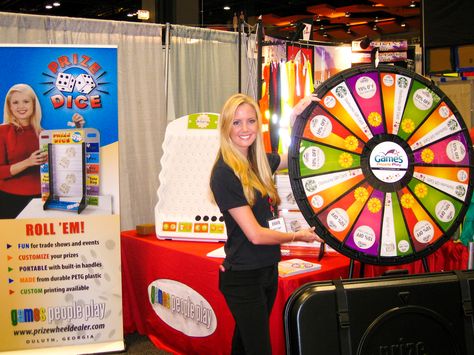 Incorporating trade show games into [...] Job Fair Booth, Game Booth, Show Ideas, Trade Show Giveaways, Diy Bird Bath, Trade Show Exhibit, Vendor Booth, Show Booth, Vendor Events