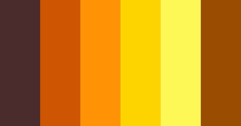 Orange Hex, Orange Yellow Color, Yellow Color Scheme, Yellow Color Combinations, Hexadecimal Color, Brown Color Schemes, Yellow Colour Scheme, Brown Color Palette, Colors Palette