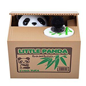 【UNTIL YOU】Cute Stealing Coins Cents Penny Cat Money Box Saving Money Collecting Money Piggy Bank Christmas Gifts for Kids Kids Christmas Gifts (Cute Panda): Amazon.co.uk: Kitchen & Home Toy Bank, Money Saving Box, Savings Box, Savings Bank, Money Bank, This Little Piggy, Collection Box, Coin Bank, Money Box