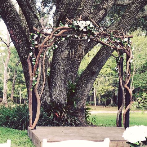 Woodland Forest Wedding, Enchanted Forest Wedding Theme, Redwood Forest Wedding, Lotr Wedding, Wedding Woodland, Forest Theme Wedding, Enchanted Forest Wedding, Viking Wedding, Wedding Ceremony Arch