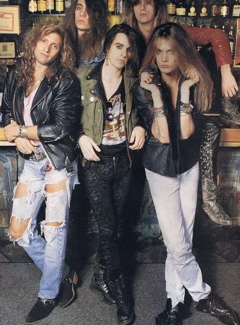 Skid Row 80s Glam Metal, Skid Row Band, Rachel Bolan, 80s Hair Metal, Guys My Age, 80s Rock Bands, 80s Metal, Hair Metal Bands, 80s Glam