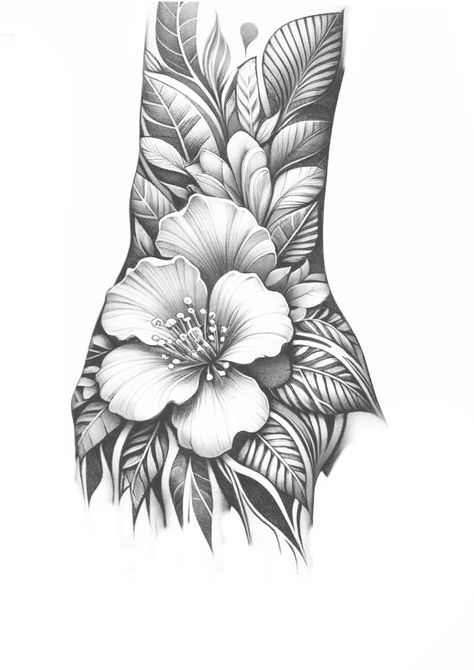 Mandala Floral Tattoo Design Sleeve, Mandala Flower Tattoo Design Sleeve, Geometric Tattoo Flower, Mandela With Flowers Tattoo, Flower Geometric Tattoo, Floral Com Mandala, Sleeve Tattoos Floral, Mandala Wildflower Tattoo, Geometric Tattoo Stencil