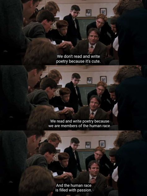 To quote from Whitman, "O me! O life!... of the questions of these recurring; of the endless trains of the faithless... of cities filled with the foolish; what good amid these, O me, O life?" The Dead Poets Society, Dead Poets Society Quotes, Dead Poet Society, Poetry Book Cover, Write Poetry, Meaningful Poems, Society Quotes, Best Book Covers, Film Poster Design