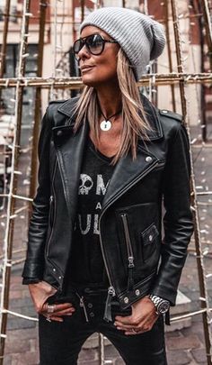 Easy Edgy Outfits, Outfits For Females, Biker Shorts Outfit, Vlasové Trendy, Populaire Outfits, Rocker Chic, Looks Black, Looks Chic, Edgy Outfits