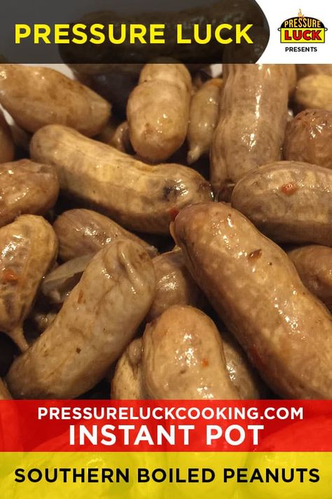 Best Pressure Cooker Recipes, Pressure Luck, Pressure Cooking Recipes, Boiled Peanuts, Best Pressure Cooker, Raw Peanuts, Salty Treats, Peanut Recipes, Healthy Instant Pot Recipes