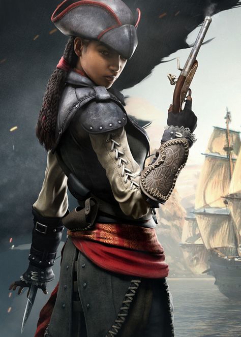 Aveline De Grandpré Aveline De Grandpre, Fantasy Ships, Assassin's Creed Black, Assassin's Creed Wallpaper, Assassins Creed 4, Assassins Creed Black Flag, Connor Kenway, Assassins Creed 3, Creed Game