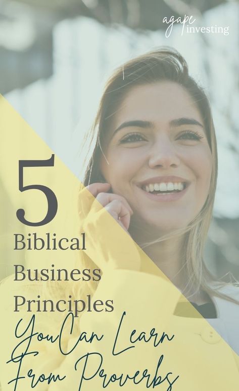 5 Biblical Business Principles You Can Learn from Proverbs Christian Entrepreneurship, Business Principles, Investment Plan, Biblical Principles, Proverbs 13, Proverbs 11, Twitter Tips, Christian Business, God Will Provide