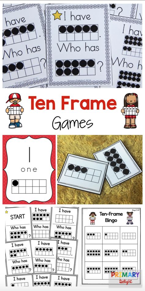 Ten Frames Activities, Ten Frames Kindergarten, Math Talks, Ten Frame Activities, Math Activities For Kids, Prek Math, Math Talk, Math Number Sense, Basic Math Skills